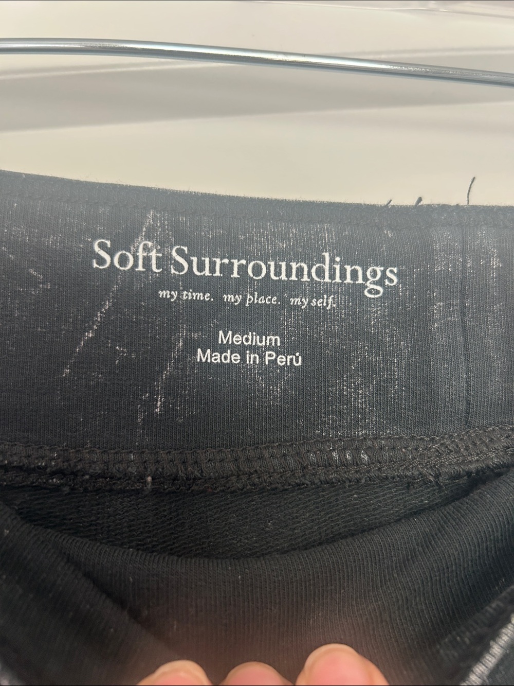 Soft Surroundings Black Marble-Effect Maxi Skirt - Picture 4 of 8